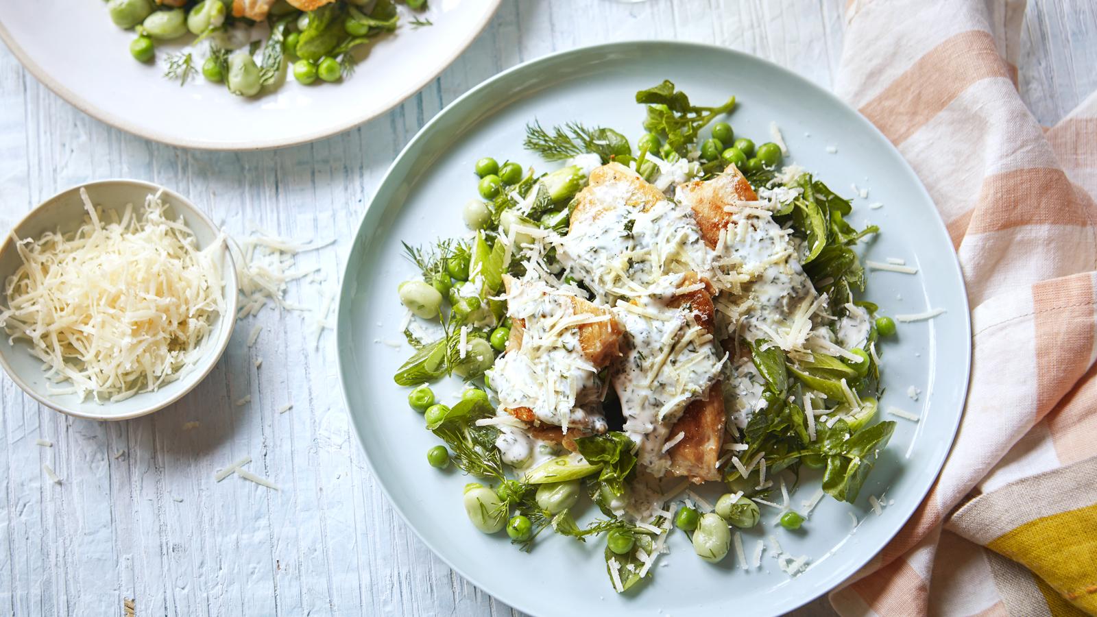 Spring chicken salad
